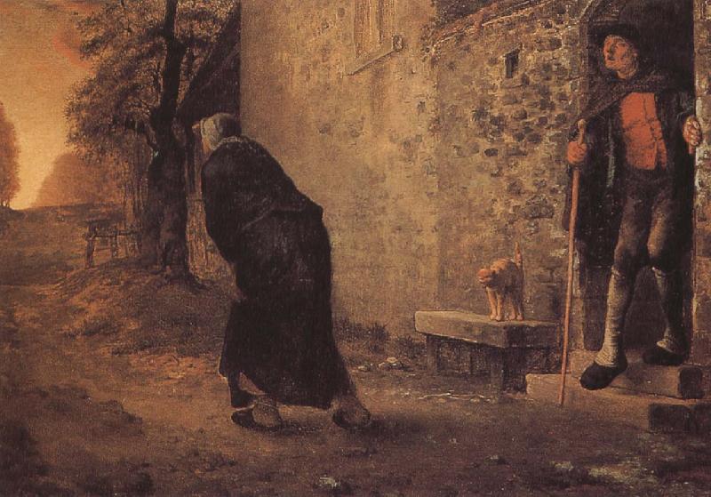 Jean Francois Millet Wait oil painting image